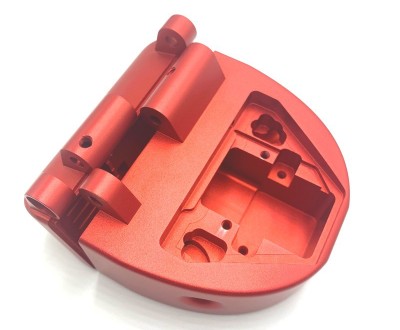 Red anodized customized milled parts